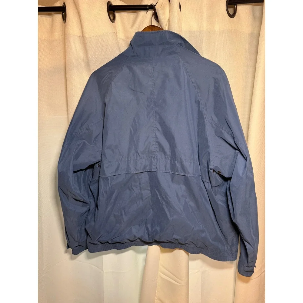 Weatherproof Men's Blue Lightweight Full Zip Golf Jacket Casual Coat Large